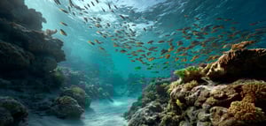 stevencormann_a_wide_shot_of_an_underwater_landscape_with_a_sch_1dd098bf-d671-4552-8a47-5eb67298af1e-1